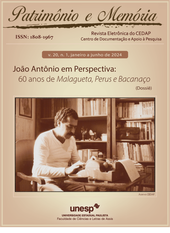 					Visualizar v. 20 n. 1 (2024): João Antonio em perspectiva: 60 anos de Malagueta, Perus e Bacanaço (Dossiê)
				